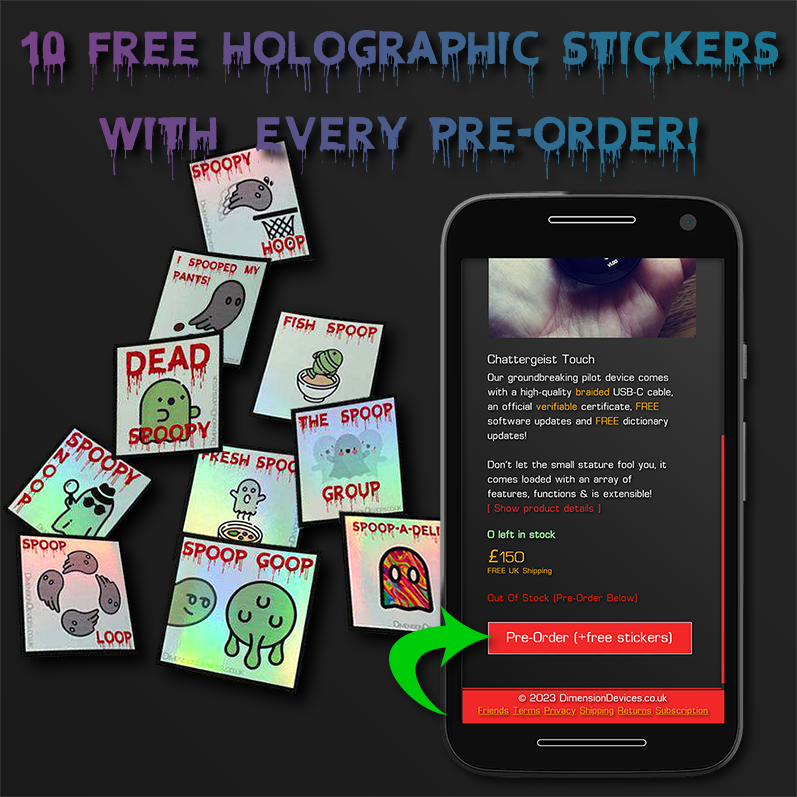 Chattergeist Touch Stickers